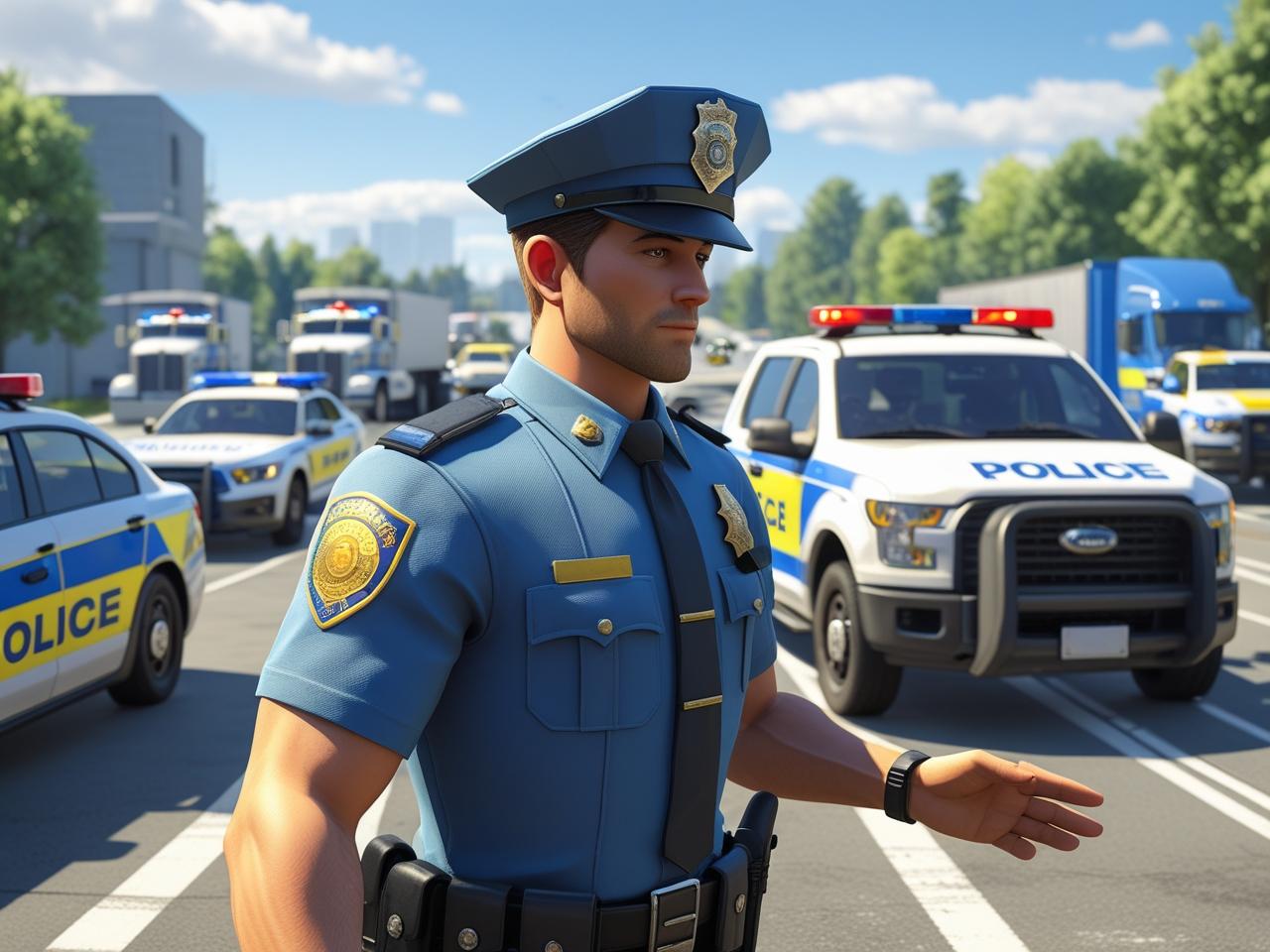 Vehicle Transport Police Simulator