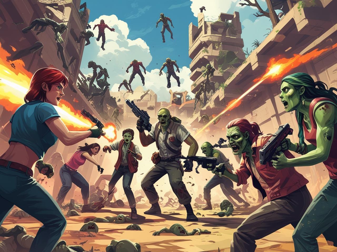 MultiGun Arena 3D Zombie Survival