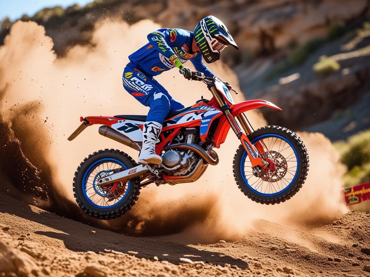 MSK Trial Dirt Bike Stunt