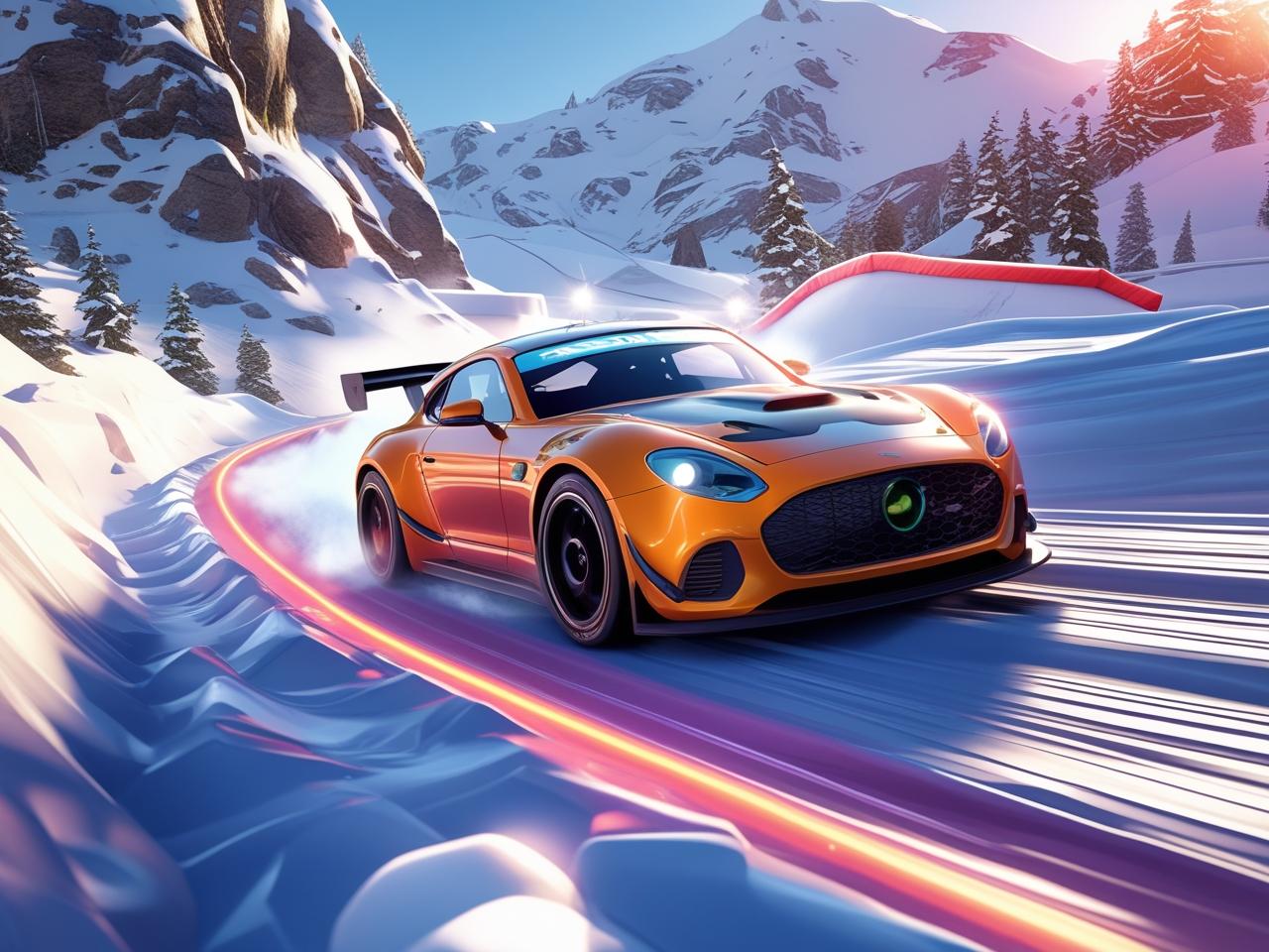 Snow Track Racing 3D