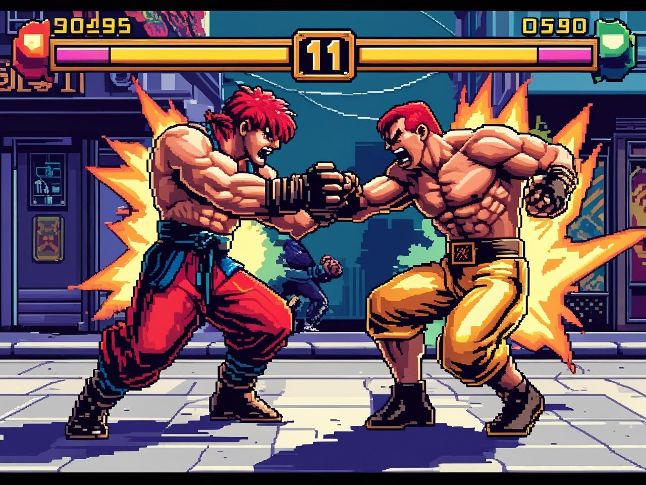 Beat Em Up Street fight 2D
