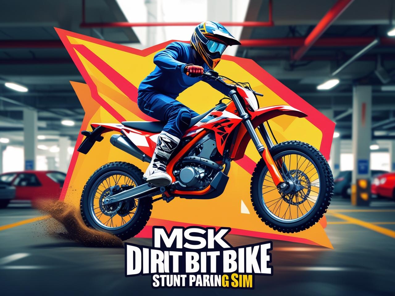 MSK Dirt bike stunt parking sim