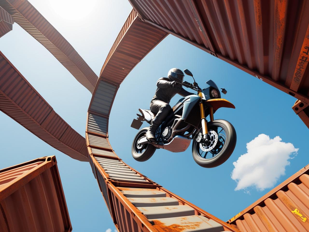 Impossible Tracks Moto Bike Race